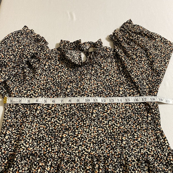 ONLY High Neck Ruffle Frill Mini Baby Doll Smock  Dress Size Small - Picture 11 of 13